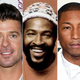 Robin Thicke; Marvin Gaye; Pharrell Williams
Isaac Brekken/Getty Images; Wikimedia Commons; Jason Merritt/Getty Images